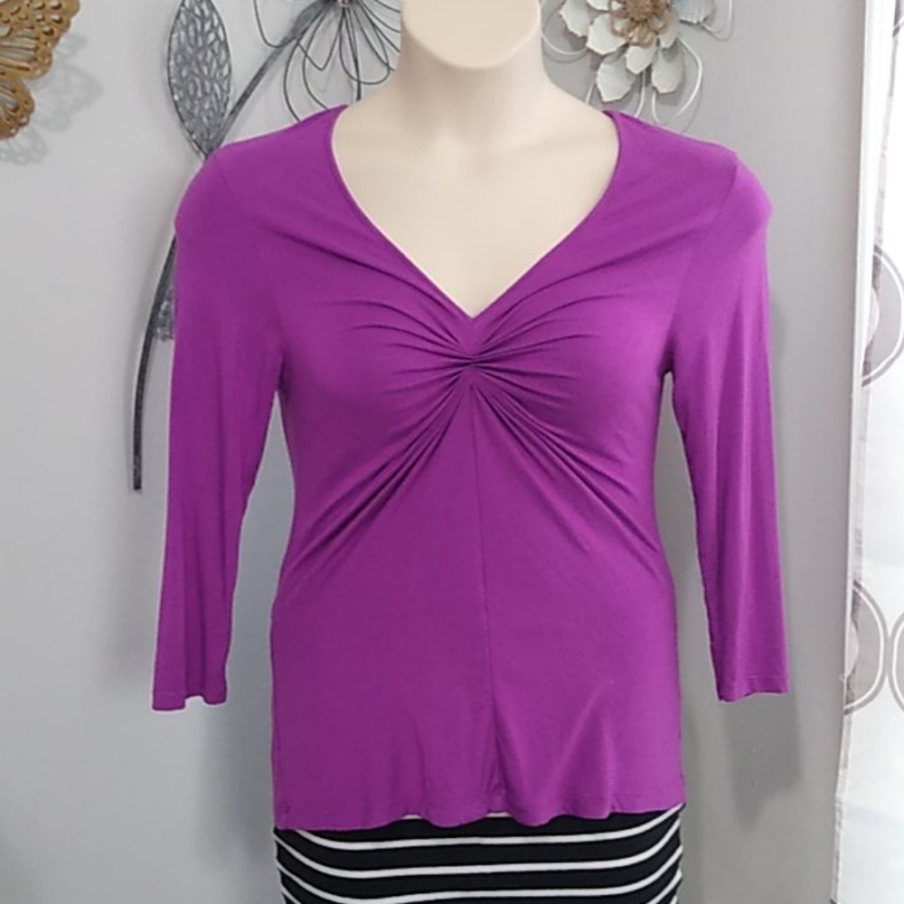 Cable & Gauge V Neck Tunic